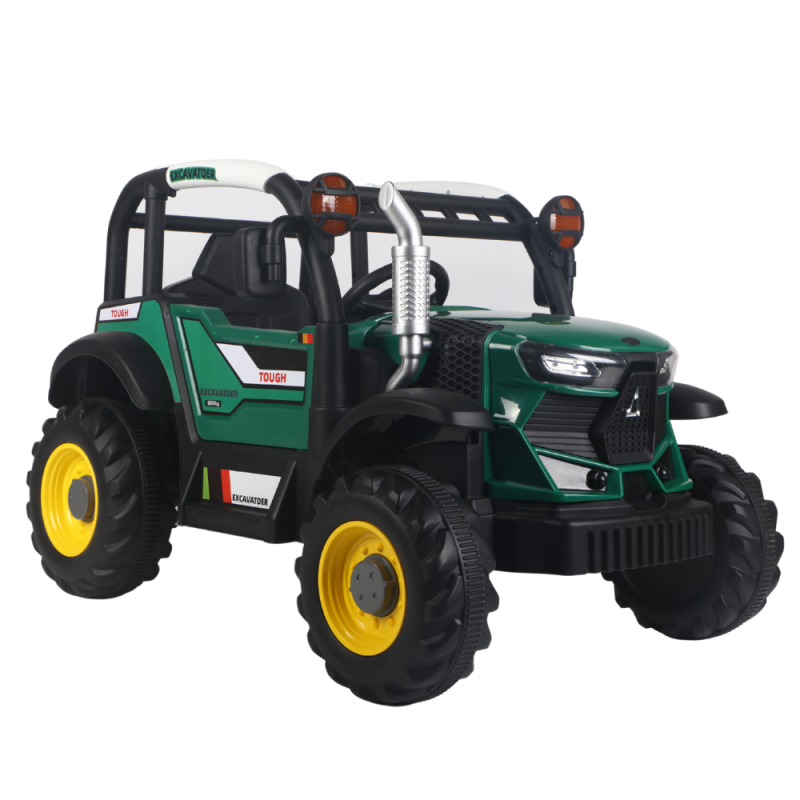 Ηλεκτροκίνητο Παιδικό Τρακτέρ Πράσινο 12V 6602-GREEN