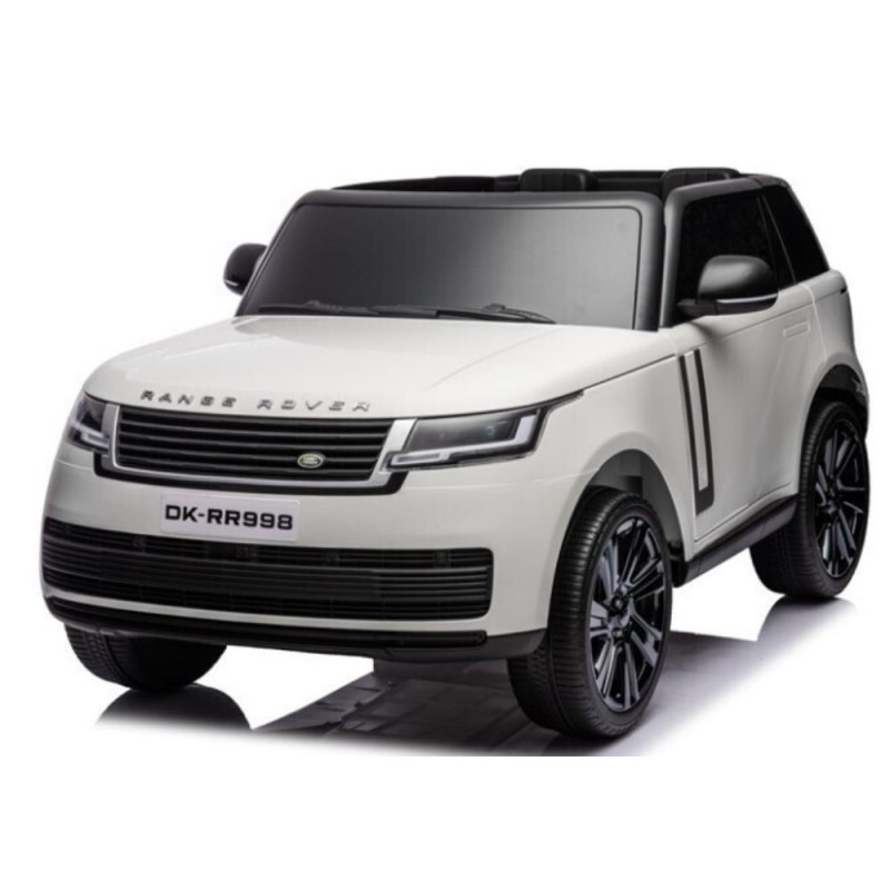 Παιδικό Ηλεκτροκίνητο Αυτοκίνητο Licensed Range Rover 12V με Τηλεχειριστήριο, Bluetooth, MP3 και LED Φώτα – Λευκό MBRRE99-WHITE