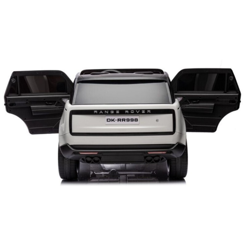 Παιδικό Ηλεκτροκίνητο Αυτοκίνητο Licensed Range Rover 12V με Τηλεχειριστήριο, Bluetooth, MP3 και LED Φώτα – Λευκό MBRRE99-WHITE