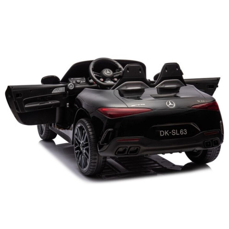 Παιδικό Ηλεκτροκίνητο Αυτοκίνητο Licensed Mercedes AMG SL63 12V με Bluetooth, MP3 & Τηλεχειριστήριο – Μαύρο SL63-BLACK