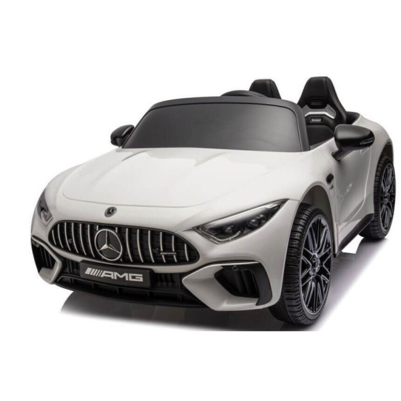 Παιδικό Ηλεκτροκίνητο Αυτοκίνητο Licensed Mercedes AMG SL63 12V με Bluetooth, MP3 & Τηλεχειριστήριο – Λευκό SL63-WHITE