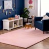 Γούνινο Χαλί Rabbit Μονόχρωμο Ροζ RBTPN - 130X200CM
