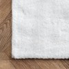 Διάδρομος Γούνινος Rabbit Μονόχρωμο Λευκό 80cm (πλάτος)  RBTWH