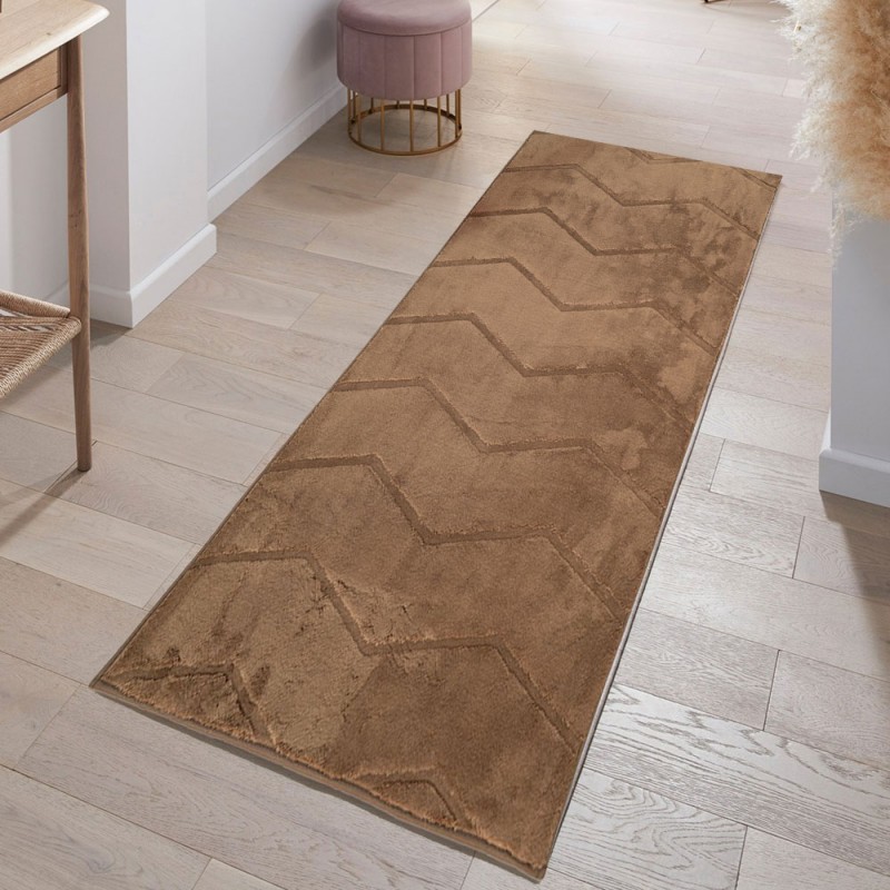 Διάδρομος Γούνινος Cozy  Καφέ Σκούρο    80cm MSC-001-BR-DIAD