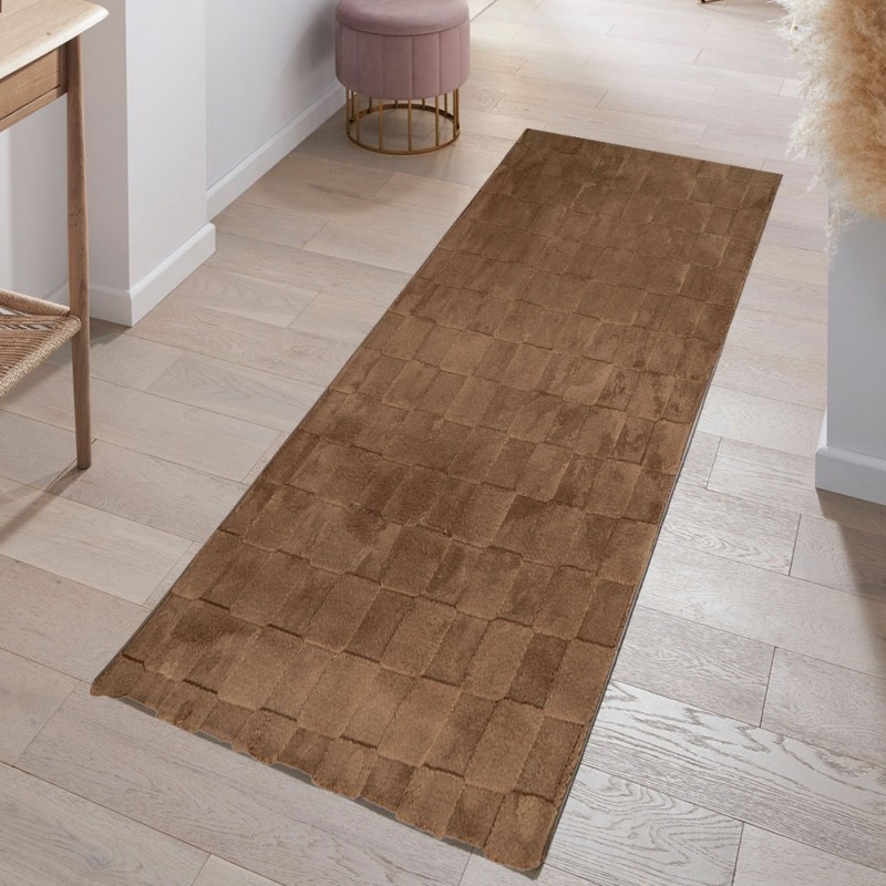 Διάδρομος Γούνινος Cozy  Καφέ Σκούρο    80cm MSC-002-BR-DIAD