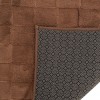 Γούνινο Χαλί Ανάγλυφο "COZY' Μονόχρωμο Καφέ 120x160cm MSC-002-BR-120