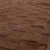 Γούνινο Χαλί Ανάγλυφο "COZY' Μονόχρωμο Καφέ 120x160cm MSC-002-BR-120