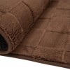 Γούνινο Χαλί Ανάγλυφο "COZY' Μονόχρωμο Καφέ 120x160cm MSC-002-BR-120