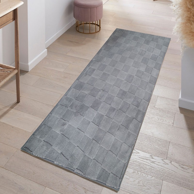 Διάδρομος Γούνινος Cozy  Σκούρο Γκρι (Dark grey ) 80cm MSC-002-ANT-DIAD