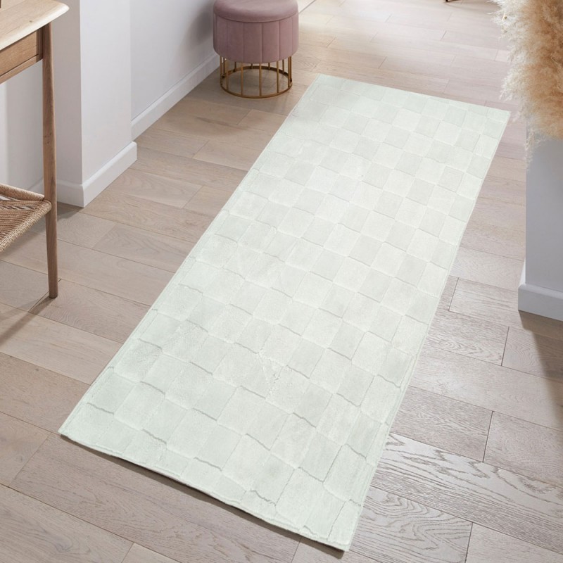 Διάδρομος Γούνινος Cozy  Λευκό  80cm MSC-002-WH-DIAD