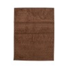 Γούνινο Χαλί Ανάγλυφο "COZY' Μονόχρωμο Καφέ 160x210cm MSC-003-BR-160