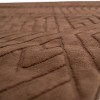 Γούνινο Χαλί Ανάγλυφο "COZY' Μονόχρωμο Καφέ 160x210cm MSC-003-BR-160