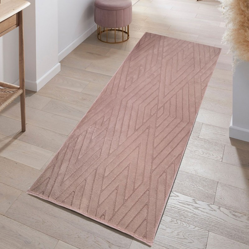 Διάδρομος Γούνινος Cozy  Σάπιο μήλο 80cm MSC-003-PNK-DIAD