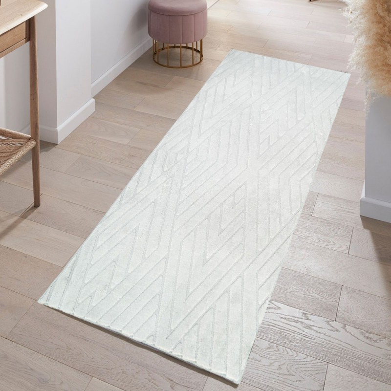 Διάδρομος Γούνινος Cozy  Λευκό  80cm MSC-003-WH-DIAD