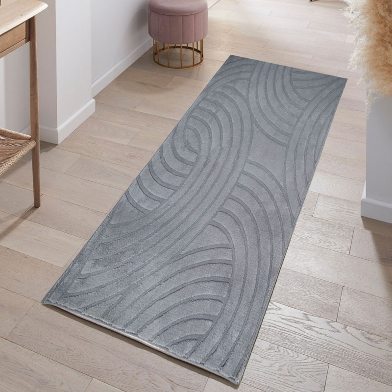 Διάδρομος Γούνινος Cozy  Σκούρο Γκρι (Dark grey ) 80cm MSC-004-ANT-DIAD