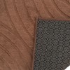 Γούνινο Χαλί Ανάγλυφο "COZY' Μονόχρωμο Καφέ 200x250cm MSC-004-BR-200