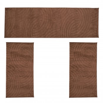 Σετ Κρεβατοκάμαρας 3τμχ Γούνινο Cozy Καφέ (1*65x200 & 2*65x130) MCS-004-BR-SET