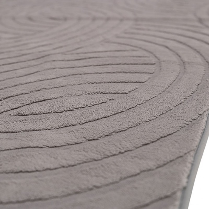 Γούνινο Χαλί Ανάγλυφο "COZY' Μονόχρωμο Γκρί 200x250cm MSC-004-GR-200