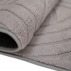 Γούνινο Χαλί Ανάγλυφο "COZY' Μονόχρωμο Γκρί 160x210cm MSC-004-GR-160