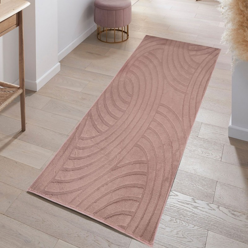 Διάδρομος Γούνινος Cozy  Σάπιο μήλο 80cm MSC-004-PNK-DIAD