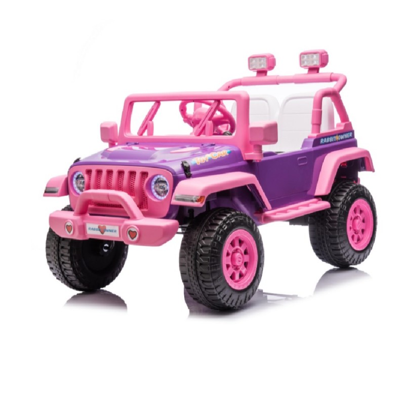 Ηλεκτροκίνητο Παιδικό Αυτοκίνητο τύπου Jeep 12V Ροζ NEL-617