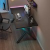 Γραφείο GAMING με φωτισμό led RGB και μεταλλικά πόδια 120x60x76 OFC-RGB