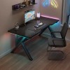 Γραφείο GAMING με φωτισμό led RGB και μεταλλικά πόδια 120x60x76 OFC-RGB