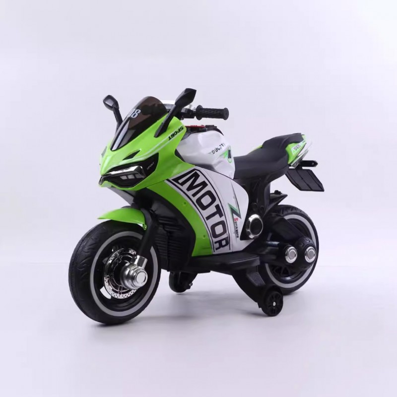 Ηλεκτροκίνητη Μηχανή 6V Πράσινο HT-6188-2-GREEN