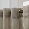 Line - Κουρτίνα Ημιδιάφανη Μπεζ Σκούρο Με Κρίκο Υ295ΧΦ270cm A6037-17