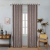 Leaves - Κουρτίνα Σκίασης Καφέ Με Κρίκο Υ270xΦ270cm A6039-4