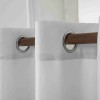 Velour Satin Κουρτίνα Ανοιχτό Γκρι 80% Σκίασης Με Κρίκο Υ270xΦ280cm A6341-17