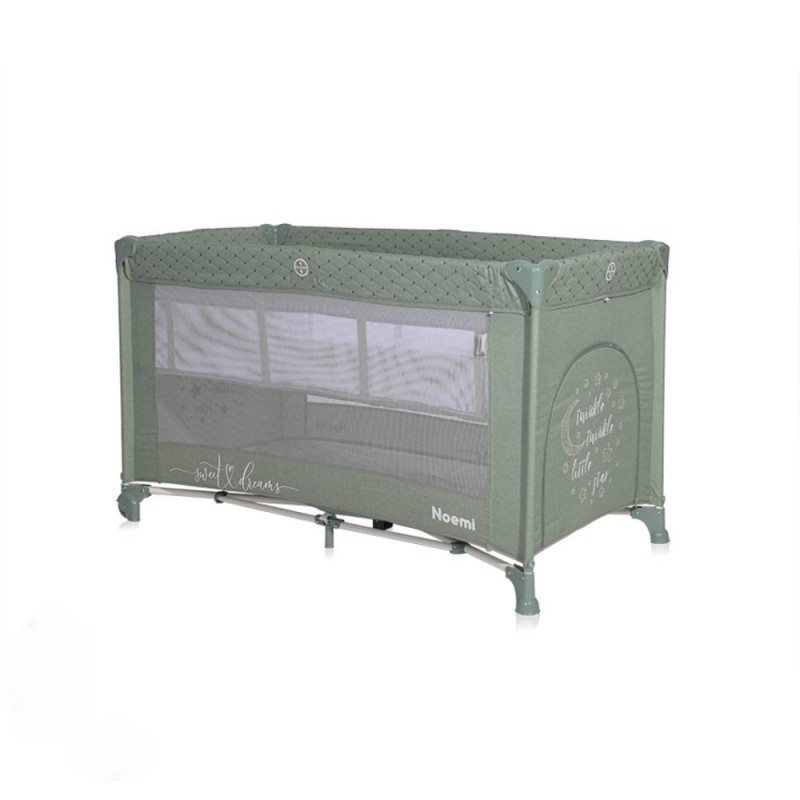 Lorelli Παρκοκρέβατο 2 Επιπέδων Noemi Iceberg Green Star 127x69cm 10080552218