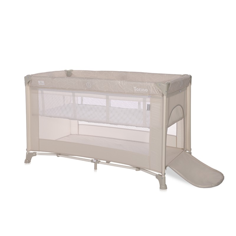 Lorelli Παρκοκρέβατο 2 Επιπέδων Torino Fog Strip Elements 127x68cm 10080462212