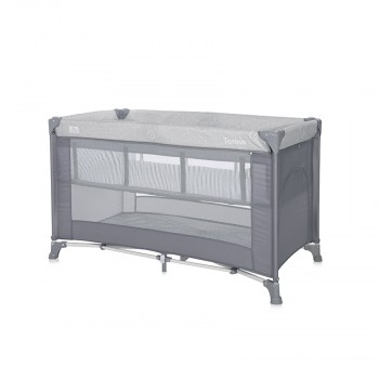 Lorelli Παρκοκρέβατο 2 Επιπέδων Torino Grey Strip Elements 127x68cm 10080462213