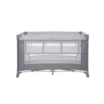 Lorelli Παρκοκρέβατο 2 Επιπέδων Torino Grey Strip Elements 127x68cm 10080462213
