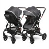 Lorelli Ρυθμιζόμενο καρότσι 2 σε 1 Alba Steel Grey 10021422389