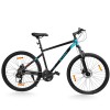 Ποδήλατο Βουνού Stunt 27.5" Με Δισκόφρενα και Shimano Μαύρο - Γαλάζιο 01-BBLUE