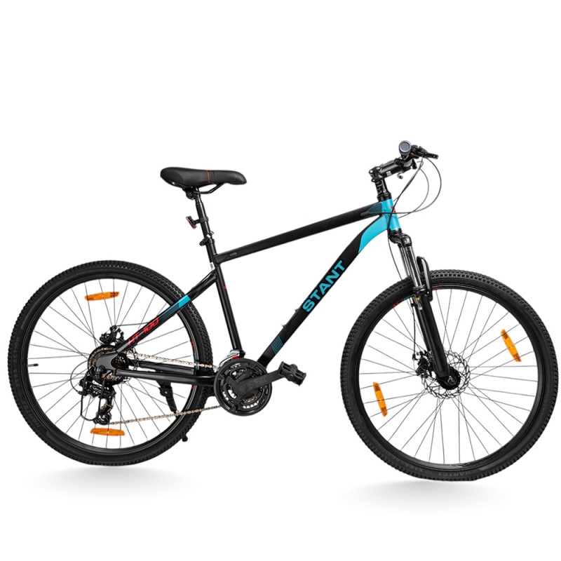 Ποδήλατο Βουνού Stunt 27.5" Με Δισκόφρενα και Shimano Μαύρο - Γαλάζιο 01-BBLUE