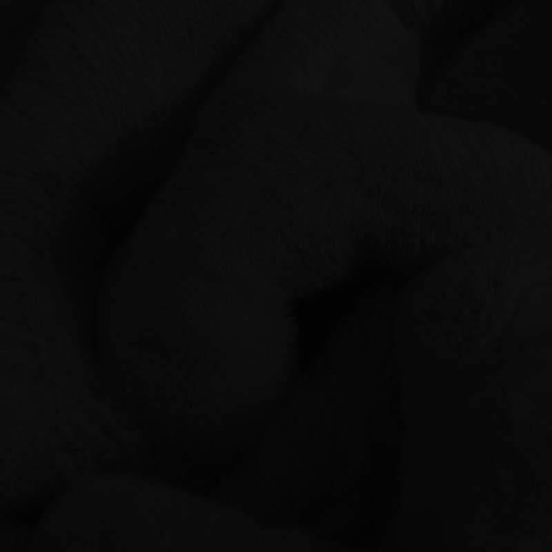 Σετ Κρεβατοκάμαρας 3τμχ Rabbit Γούνινο Μαύρο RBT-BLACK-S66 (1*66×200+2*66X130)