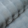 Γούνινο Χαλί Rabbit Bubble Μονόχρωμο Γκρί RBTBU-GR - 160X210CM