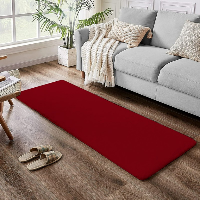 Διάδρομος Γούνινος Rabbit Κόκκινο 80cm (πλάτος)  RBTRED