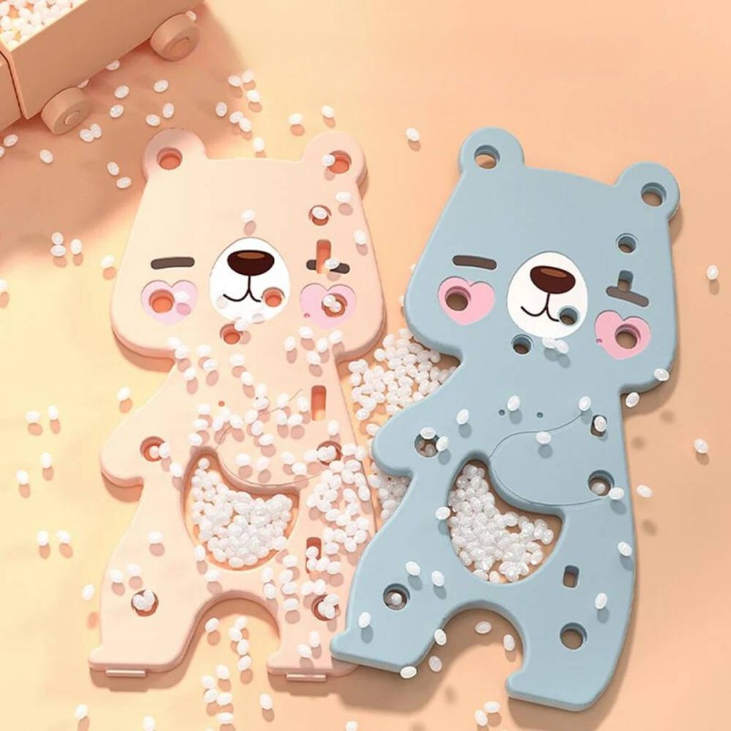 Πλαστική Βιβλιοθήκη Cute Bear Μπλε QD015-BLU