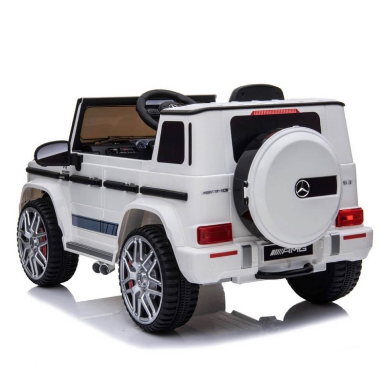 Παιδικό Αυτοκινητάκι Ηλεκτροκίνητο Licensed Mercedes-Benz G63 AMG Λευκό 12V