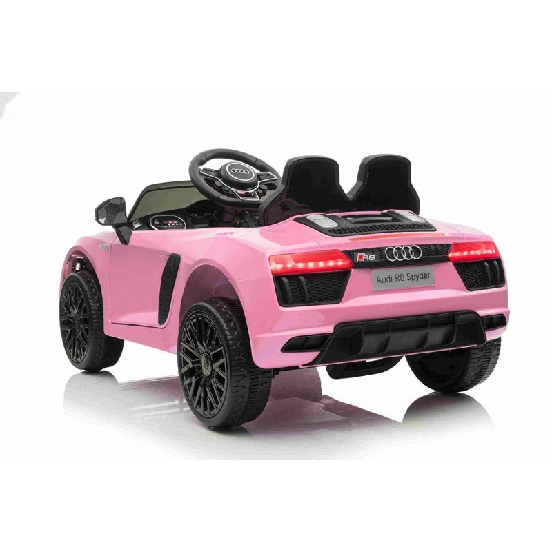Ηλεκτροκίνητο Licensed Audi R8 Spyder 12V Ροζ 181821-P