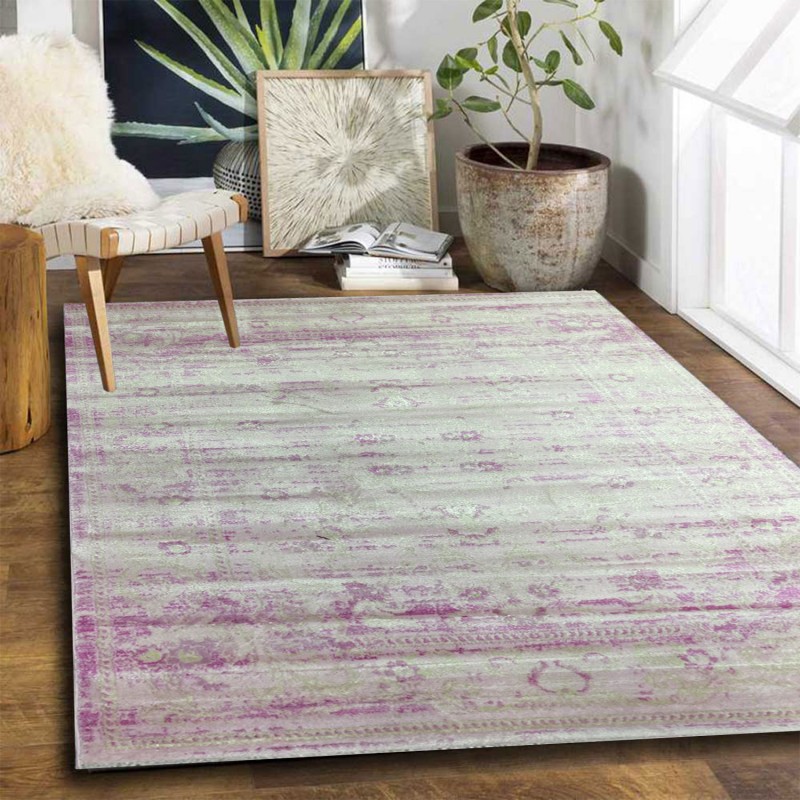 Διάδρομος Bologna Ανάγλυφο Λιλά 85cm G2091-Lila-R