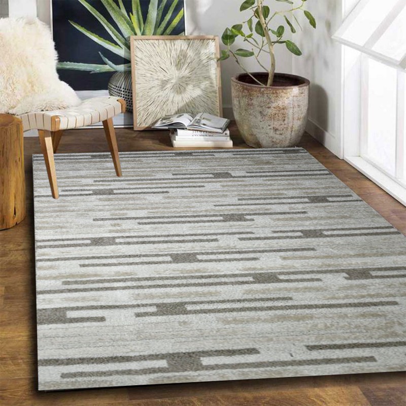 Χαλιά Ανάγλυφα Castello Μπεζ-Κρεμ ZA001-BC - 160x210cm