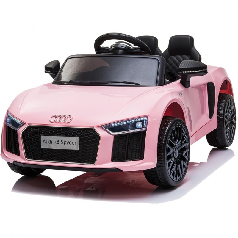 Ηλεκτροκίνητο Licensed Audi R8 Spyder 12V Ροζ 181821-P
