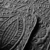 Σετ Κουβερλί (3τμχ) 100% Βαμβακερά Μαύρο 220x240cm  BCS-019