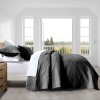Σετ Κουβερλί (3τμχ) 100% Βαμβακερά Μαύρο 220x240cm  BCS-019