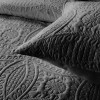 Σετ Κουβερλί (3τμχ) 100% Βαμβακερά Μαύρο 220x240cm  BCS-019